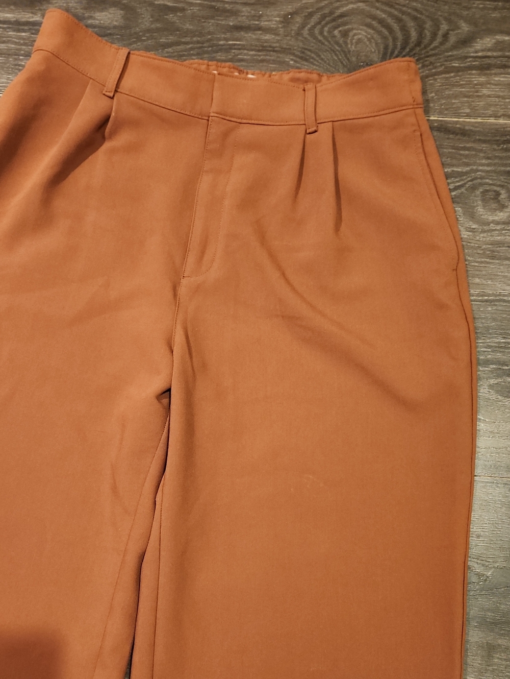 ❤️ ABERCROMBIE & FITCH SLOANE TAILORED HIGH RISE PLEATED WIDE LEG PANTS, LARGE - Picture 5 of 10